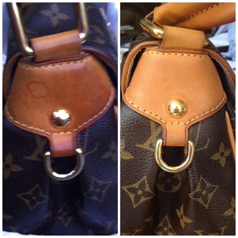 louis vuitton leather trim